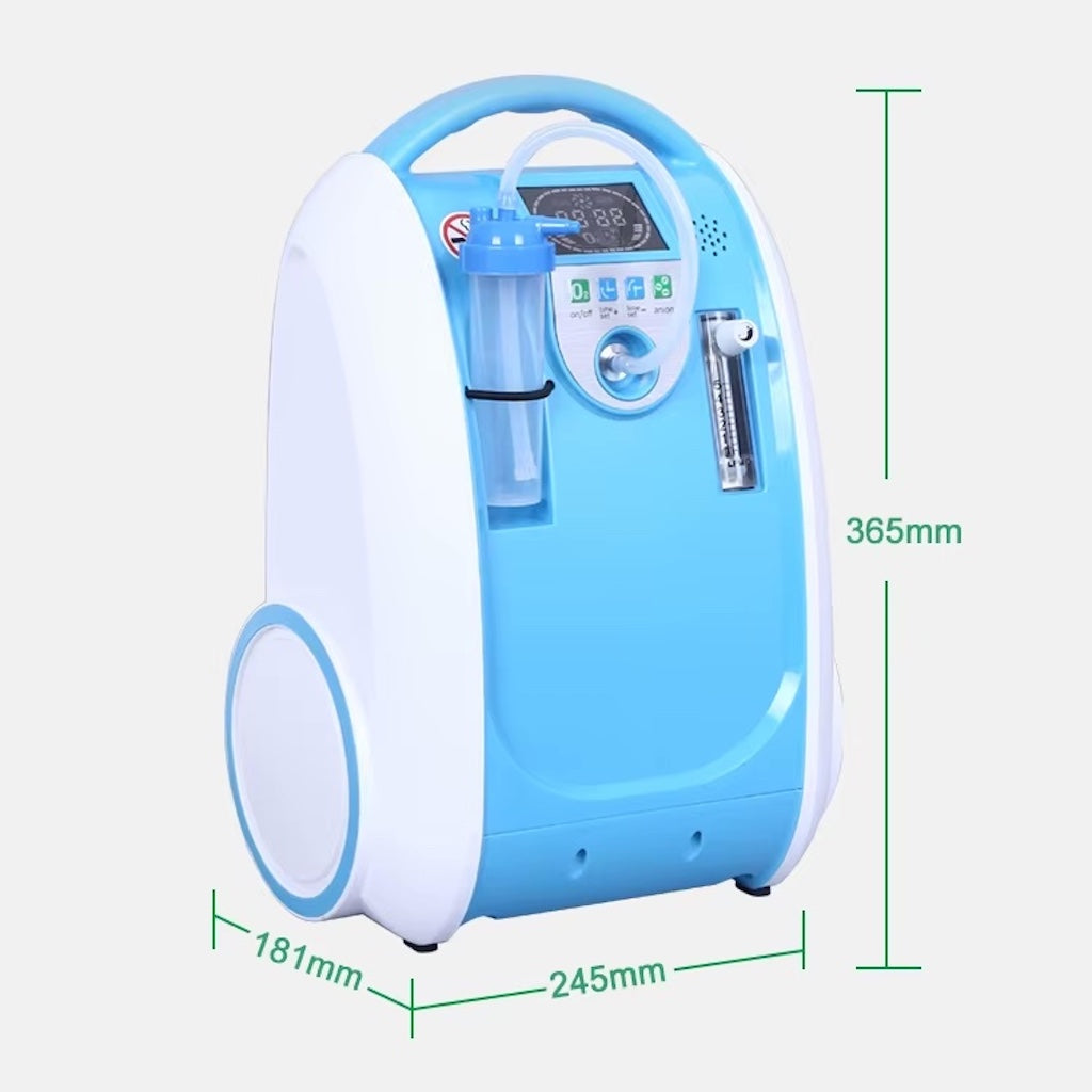 OxyGo Model 5 OC - dimensions
