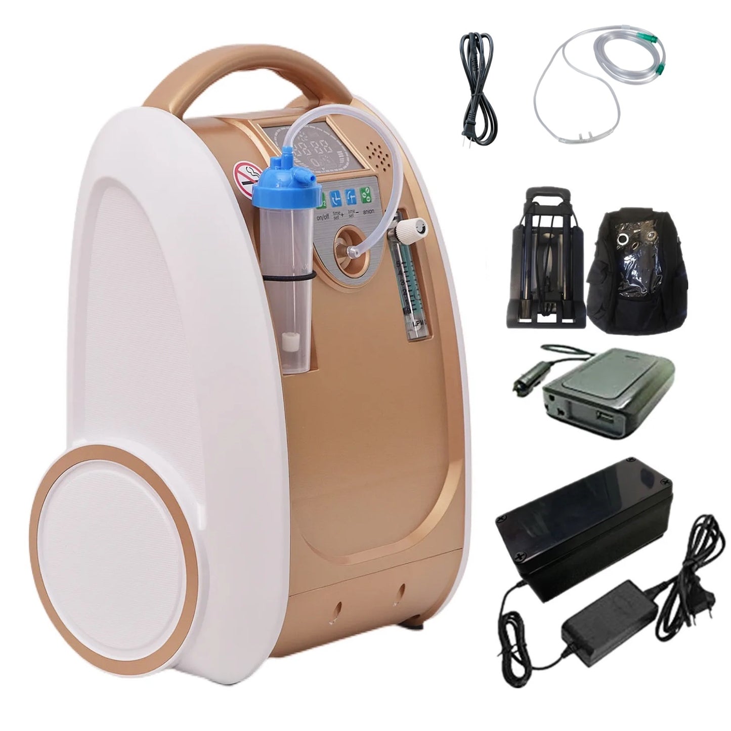 OxyGo Model 5 POC - Gold, Home, Car & Battery SetPack POC