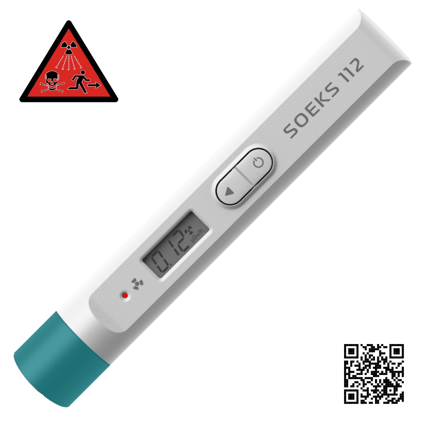 SOEKS 112 - Dosimeter, Compact Geiger Counter - Nuclear Radiation Detector