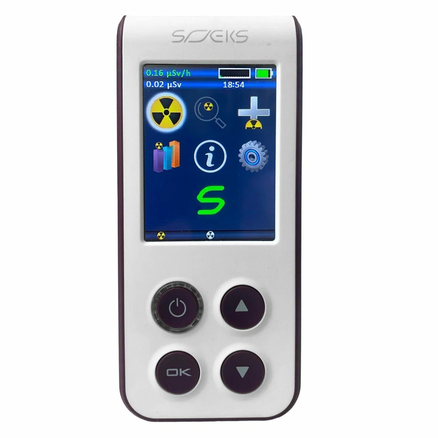 SOEKS 02M DUO Professional Radiation Detector - front on