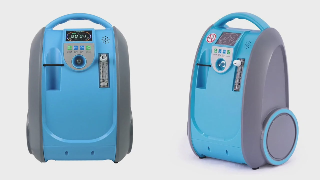 New OxyGo Model 5 Home Portable Oxygen Concentrator First Look Features