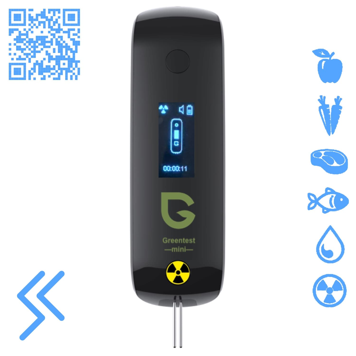 GreenTest Mini ECO (Dosimeter) – 3-in-1 device: Radiation, Nitrate, Water  detector – Soeks.Store