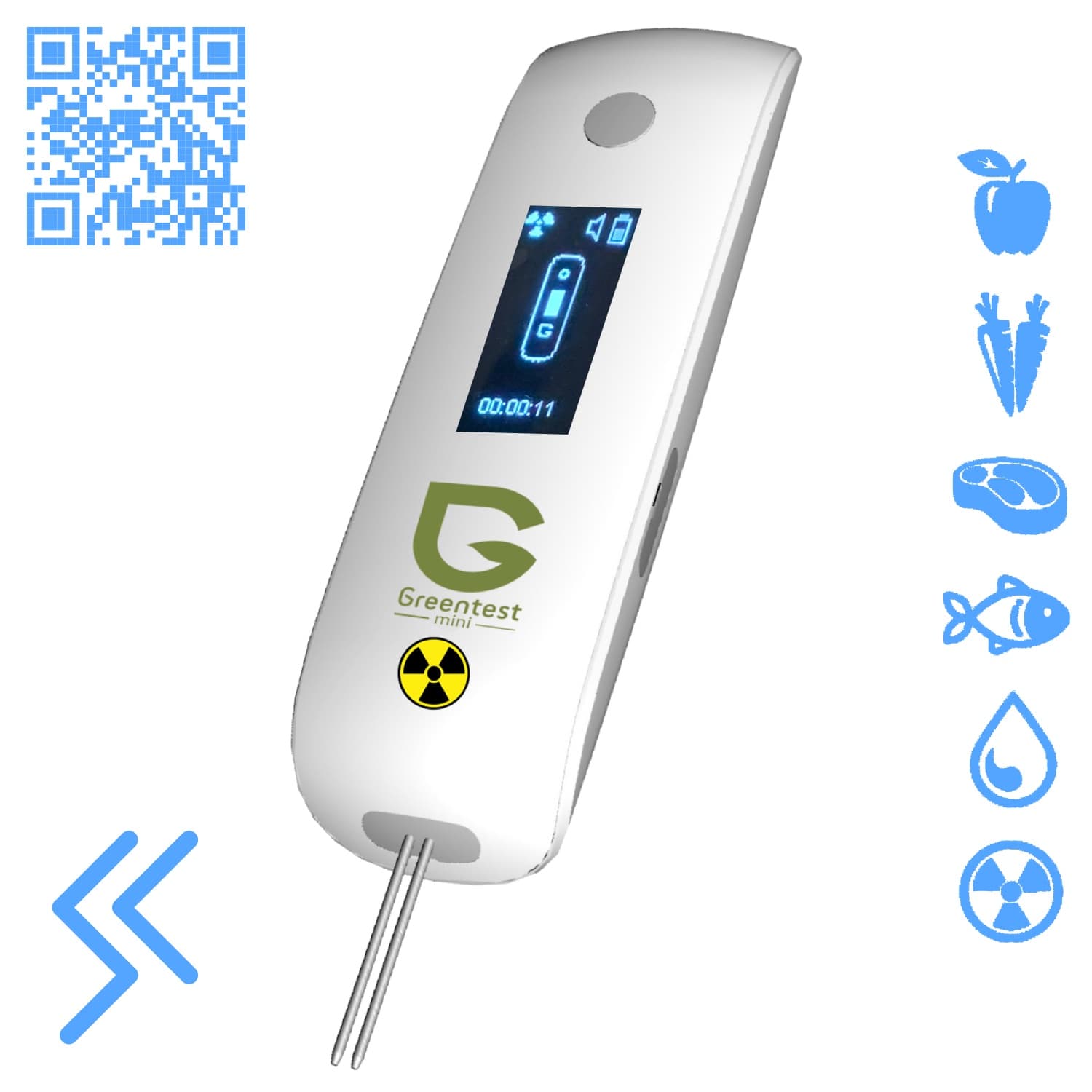 GreenTest Mini ECO (Dosimeter) – 3-in-1 device: Radiation, Nitrate, Water  detector – Soeks.Store