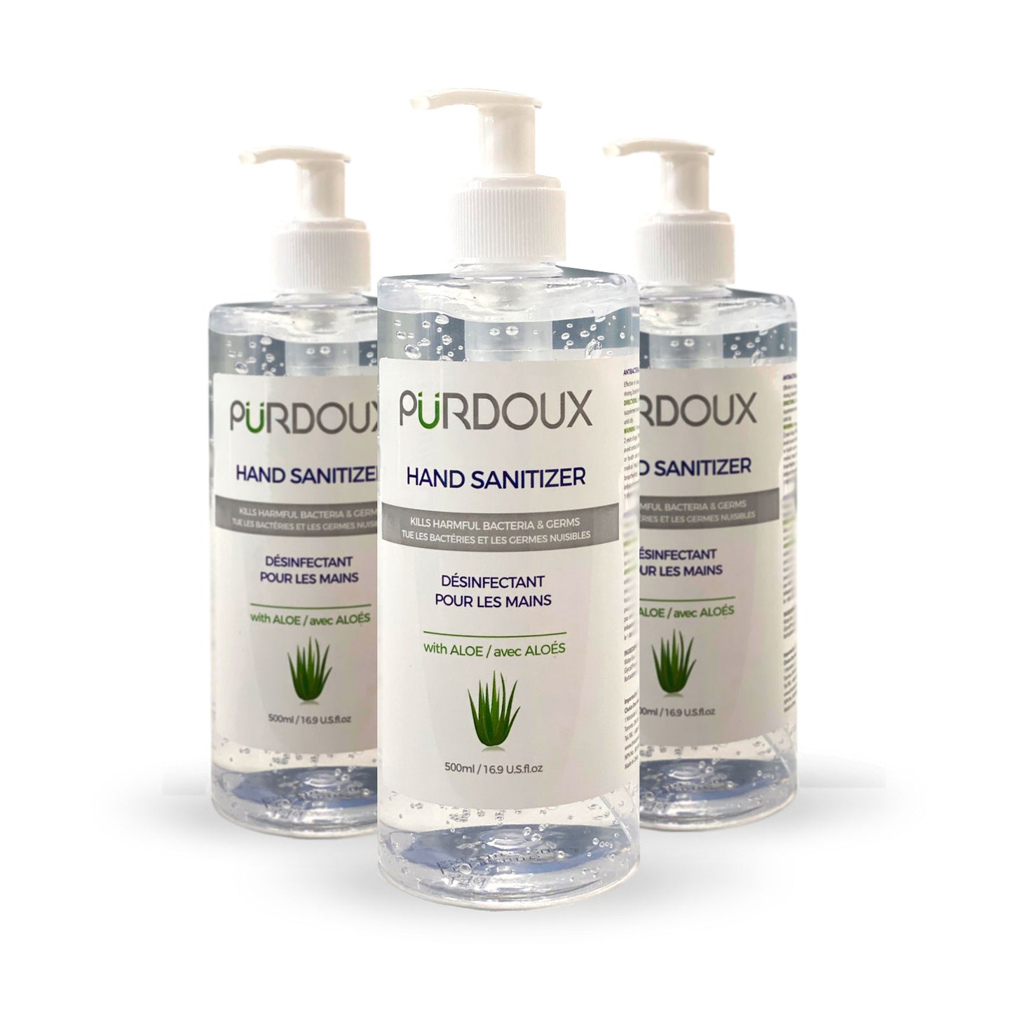 PURDOUX Hand Sanitizer 3 of 500 ml